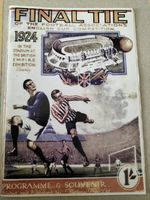 1924 FA CUP FINAL ASTON VILLA V NEWCASTLE UNITED @ WEMBLEY REPRODUCTION