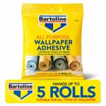 5-30 Rolls Bartoline Wallpaper Paste Adhesive Extra Strong All Purpose Glue Mix