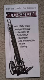 LONDON FIRE BRIGADE MUSEUM - Flyer