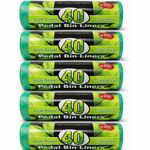20L Pedal Bin Liners Apple Scent Strong Kitchen Waste Bags With Tie Handles