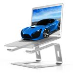 BoYata Laptop Stand, Aluminum Portable Ventilated Laptop Holder, Notebook Stand 