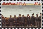 WWII Battle of Britain German Commanders Look Across the English Channel Stamp