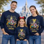 Personalised Disney Trip 2026 Sweatshirt Family Matching Holiday Vacation Jumper