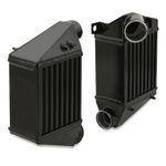 BLACK ALUMINIUM SIDE MOUNT INTERCOOLER KIT FOR AUDI TT 1.8T QUATTRO 225BHP 98-06