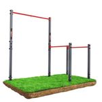 Pull Up Bar Dip Station Outdoor Multi Gym Gymnastics CrossFit Calisthenics 