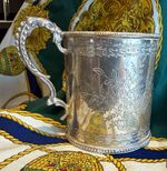 Antique Victorian Sterling Silver Christening Mug Cup Thomas Smily 150g