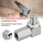 Oxygen O2 Sensor Spacer Adapter 90° CEL Eliminator Mini Cat Catalytic Converter