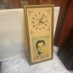 Elvis Presley WallClock Working Battery Operated 1935-1977 Signed Elvis Picture