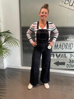 Lindy Bop Leigh Black Dungarees