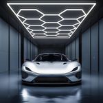 5/14 Hexagon LED Lighting Detail Garage Workshop Retail Light Honeycomb Border