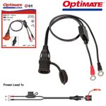 SAE71 OptiMate Weatherproof Waterproof Fused 12V Permanent Lead O1