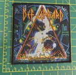 DEF LEPPARD HYSTERIA WOVEN SEW ON  PATCH OFFICIALLY LICENSED ITEM