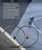 DT Swiss RR 411 DB/RIM 700C DT 240s SiNC J-Bend 1662g 32 spoke DT Competition