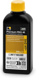 ERRECOM PAG 46 + UV Dye - 250 mL, Vehicle A/C Compressor Oil, compatible also w