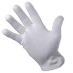 100% COTTON WHITE GLOVES Sizes - S,M L & XL Moisturising Eczema Butler Beauty