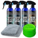 Car Interior Cleaning Kit Glass Leather Fabric Cleaner Detail Pure Definition