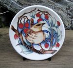 Moorcroft HAWTHORN REST Tray Coaster 780/4 Retail Price £230 WREN BIRD