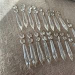 Antique Cut Glass Crystals For Chandelier x 17