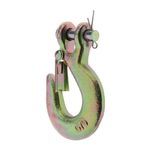 1 Packs 1/4" Winch Hook Recovery Heavy Duty Slip Hook Zinc Plated Alloy