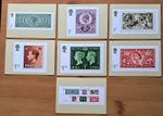 Lot.  154. Royal Mail PHQ  452  Stamp Classics  A Set of  7 Postcards