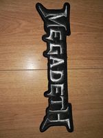 MEGADETH LOGO SEW ON PATCH 30cm x 8cm BRAND NEW