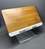 Laptop Tablet Holder Riser Wooden Kitchen Book Read Stand Hands Free For 7-17 In