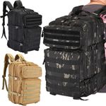 45L Tactical Army Backpack  Assault Pack Military Outdoor Camping Rucksack Bag