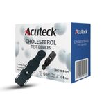 Cholesterol Test Strips 25 Pack Compatible w/ Acuteck Blood Cholesterol Monitor