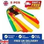 5 Flat Rubber Bands Slingshot Hunting Catapult Replacement Tapered Elastic Band.