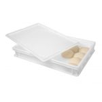 Pizza Dough Proofing Box 12L with Lid Food Grade Stackable Dough Tray Cold Ferme