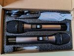 TONOR TW630 Wireless Microphone, UHF Dual Cordless Metal Dynamic Mic System