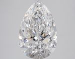 3.02 CT Certified GIA Pear Cut Natural Mined Diamond Loose D color VVS1 clarity