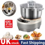 7L Electric Dough Mixer Home Auto Kneading Dough Maker with Ferment Function UK