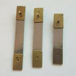 3x Assorted Brass Clock Pendulum Suspension Springs - SU5