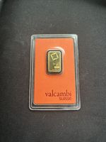 Valcambi Suisse Gold Bar 999.9g 5G Sealed in Assay Card