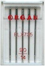 Overlock, Coverstitch Machines Needles, Size 90/14 Genuine Organ Needles ELX705