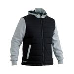 Bisley Workwear Flex Move Jacket Hooded Puffer Fleece  Long Sleeve S-3XL
