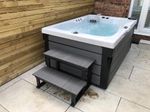Black Diamond Hot Tub 1 Lounger 2 Seats Gecko Controls 13amp Plug & Play 16 Jets