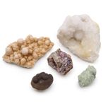 Rare Mineral Specimens Pack of 5 Mix 1 Natural Crystal Collectable Gift