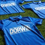 DTF Printed Iron On Club Sponsor Transfers Custom Team Logos Sportswear Rugby