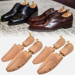 Cedar Wood Shoe Trees Adjustable Stretcher Shaper Aromatic Cedarwood Men Women