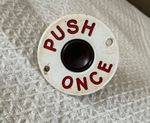 Bus Bell 'Push Once' Classic Vintage Bus  Routemaster ?