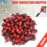 200pcs Adjustable Dripper Micro Drip Irrigation Watering Sprinkler Spray Nozzles