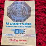 FA Charity Shield Everton v Liverpool Souvenir Programme 18 Aug 1984