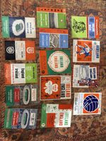 England Football Programmes from 1960s Great Condition