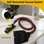 Air Orbital Flat Bed Sander rectangular 70mm x 198mm Sander dust free pneumatic