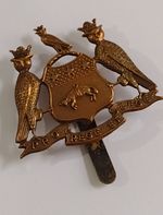 WW1 15th & 17th Service Battalion West Yorkshire (Leeds Pals) Cap Badge Antique