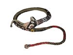 Antique Prisoner Of War World War One Hand Beaded Snake Necklace