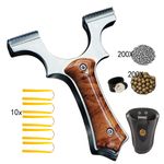 Slingshot Powerful Hunting Slingshot 5X Rubber Band Steel Ball Set Personal