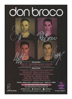DON BROCO ENTIRE GROUP AUTOGRAPHED SIGNED A4 POSTER PHOTO PRINT